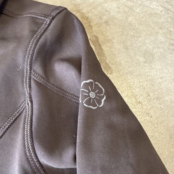 Outdoor Research Womens L Brown Fleece Lined Ascendant Zip Up Thermal Base Layer - Picture 6 of 14